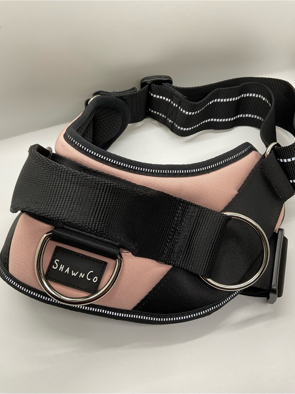 ShawnCo Essential Pro Dog Harness, No-Pull Vest DUSTY ROSE PINK, LARGE Heavyduty